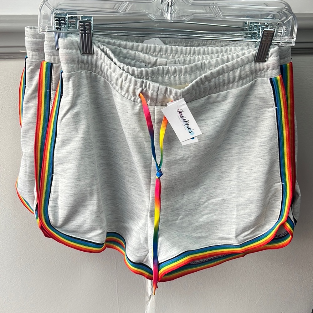 Gray athletic shorts